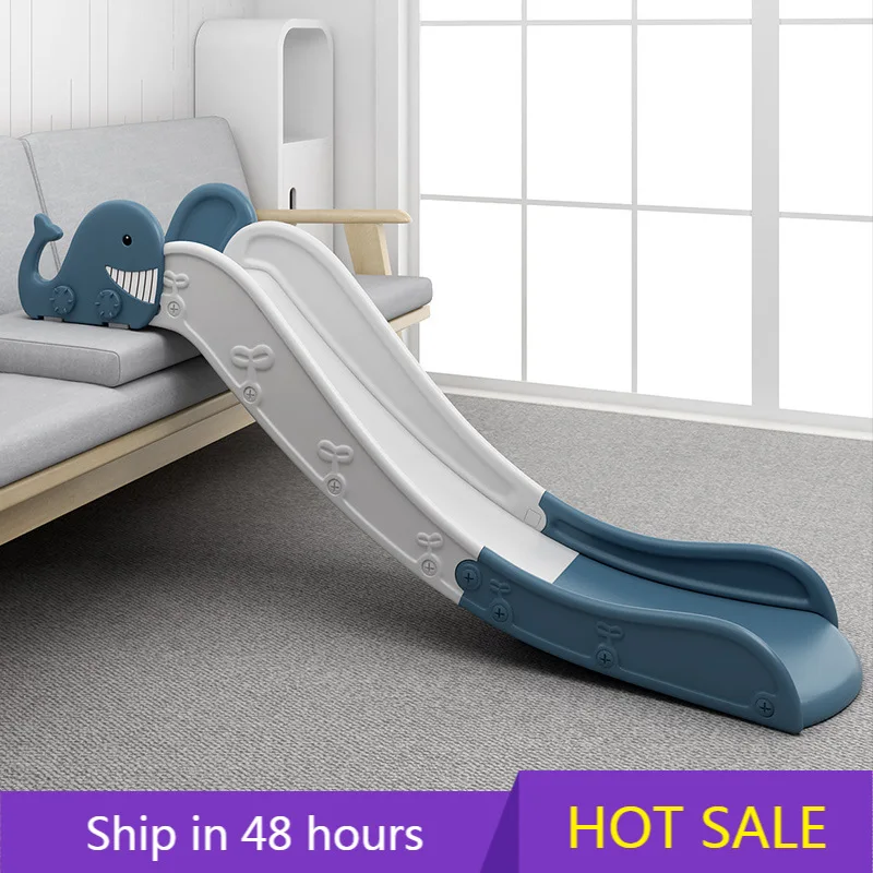 

POWER LEAPSmall Simple Indoor Home Slide for Children Plastic Family Bedside Amusement Park Toy