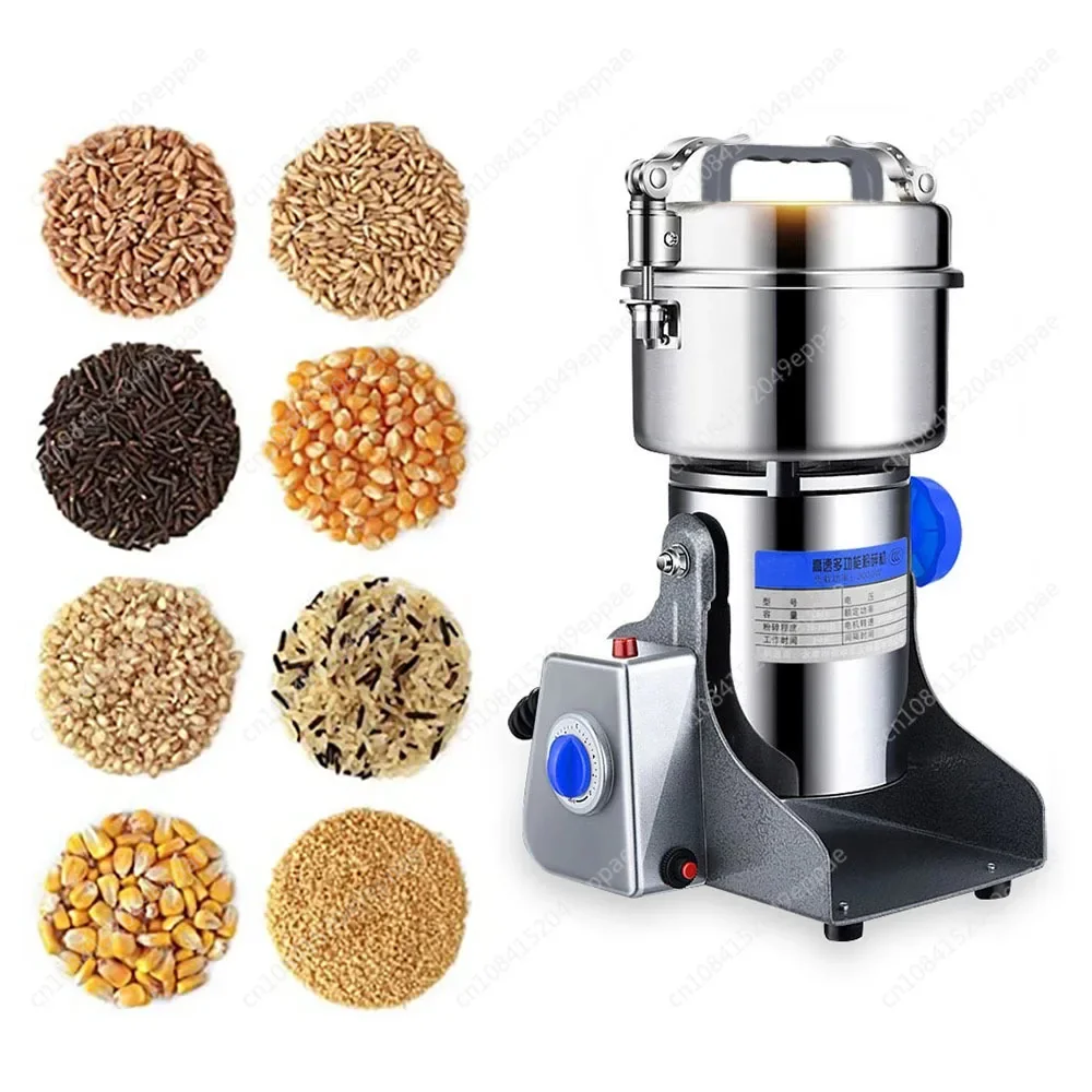 

800g Grinder Grains Spices Hebals Cereals Coffee Dry Food Electric Grain Mill Beans Crusher Coffee Machine Powder Crusher