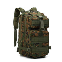 30L Trekking Molle Tactical Bag Outdoor Sports Mountaineering Bag Oxford Waterproof Camouflage 3p Backpack for Camping Traveling