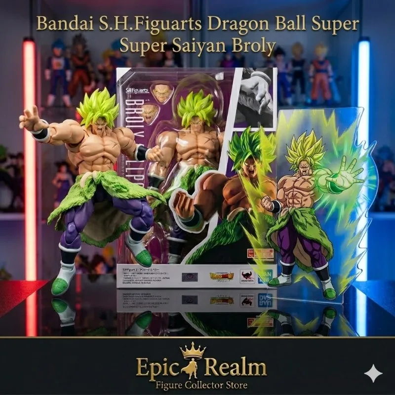 

New In Stock100%Original BANDAI S.H.Figuarts Dragon Ball Z Broli Broly Action Figure Toys PVC Model Collection Anime Figurine