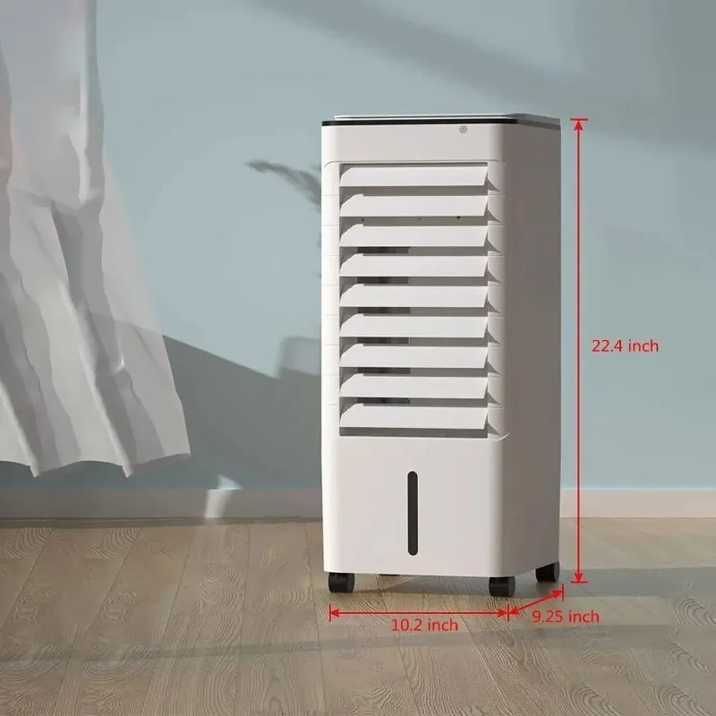 Portable Air Conditioner Floor Standing, 3-in-1 Cooling Dehumidifier Fan for Home Office with Remote