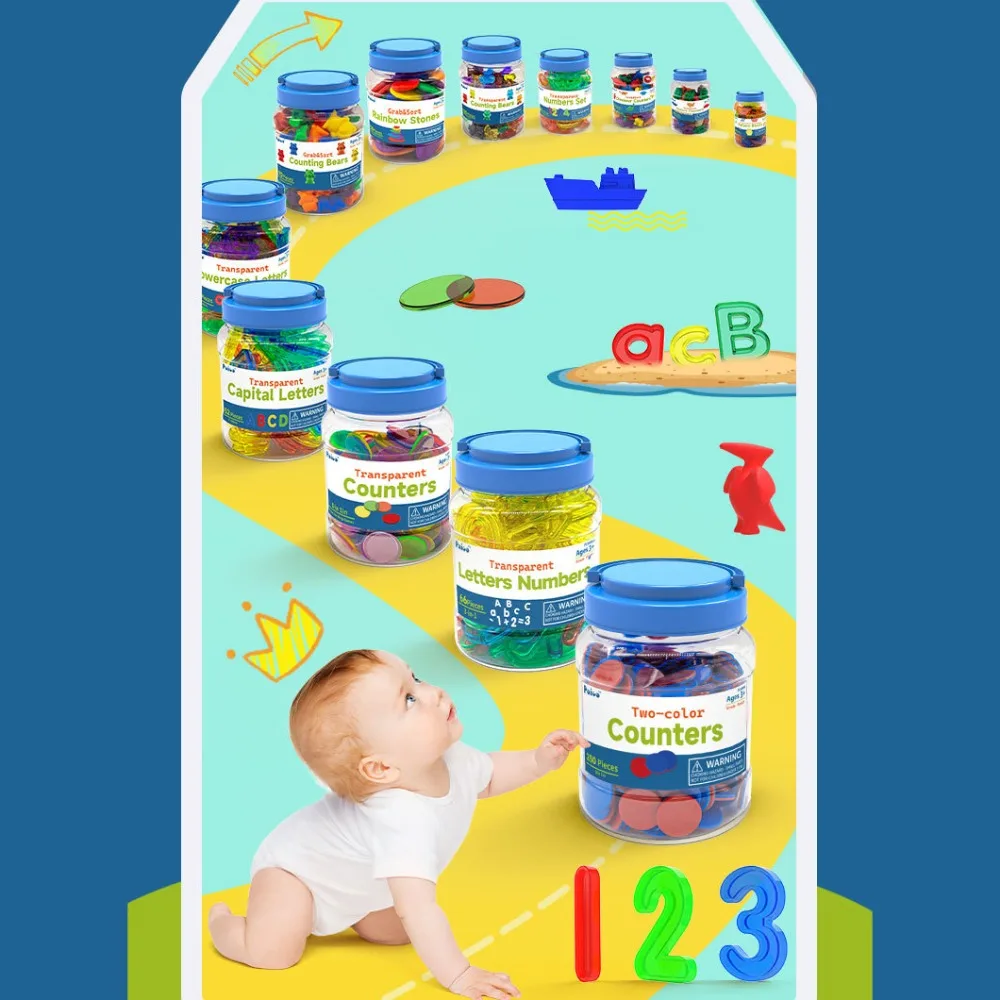 Alphabet Montessori Light Table Shapes Numbers Letters Numbers Aids Plastic Colorful Number Montessori Word Spelling