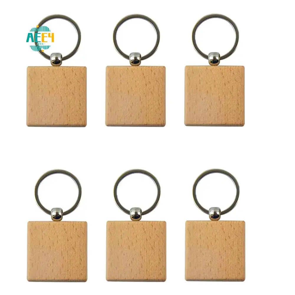 

AEE4-пустой деревянный брелок, деревянный брелок для ключей, персонализированный EDC или лучший подарок, ремесло