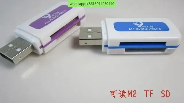 Micro SD/TF Card M2 MS SD Card Memory Stick All-in-one Card Reader USB 2.0