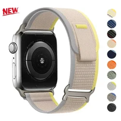 애플 워치 밴드용 스트랩, 44mm 46 45mm 울트라 49mm 40 42mm 41mm 38mm 40 44 트레일 루프 팔찌, iwatch 시리즈 10 9 se 8 2