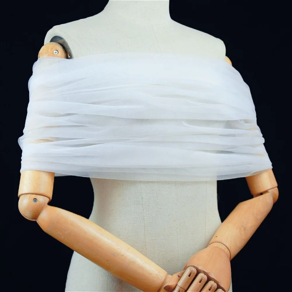 

Sheer Tulle Off-Shoulder Bridal Shawl for Wedding Dress Bolero Wedding Accessories болеро женское 웨딩소품