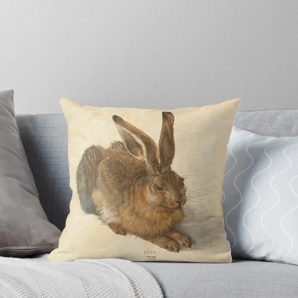 Albrecht Dürer Hare Throw Pillow Cushion Cover Luxury Luxury Pillow Case luxury sofa pillows Pillowcases pillow