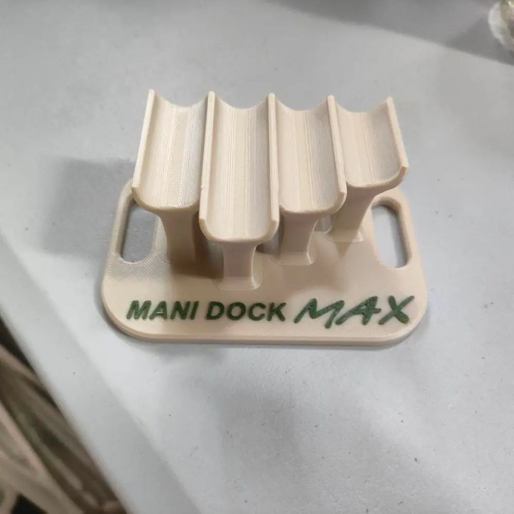 Easy To Operate 3D Printed Nail Art Rest Stand Ergonomic 4-Fingers Nail Finger Rest Multifunctional Nail Brace Nail Polishing