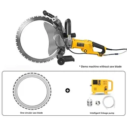 Bezszczotkowa maszyna do cięcia ścian betonowych Piła pierścieniowa wysokiej częstotliwości Drzwi i okno Cięcie betonu z żelaza wzmocnionego kamieniem