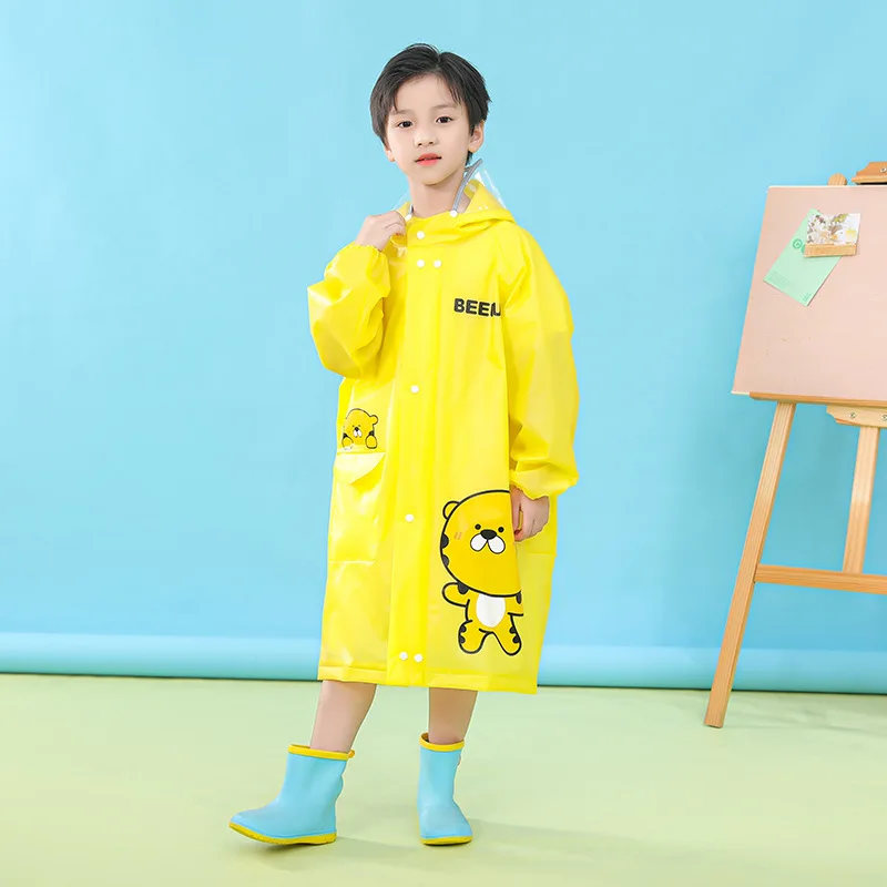

Children's raincoat Girls Boys Kindergarten Preschool Elementary School Preschool Backpack Location Waterproof raincoat for kids