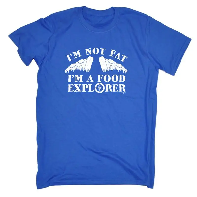 

Food Explorer Mens Funny Novelty T Shirt Top