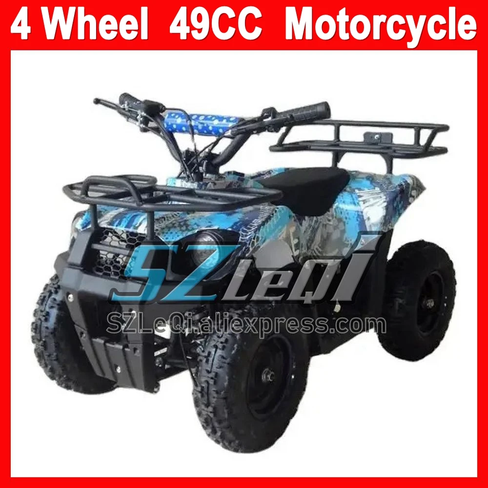 50CC 2-Stroke ATV OFF road Motorcycle Racing Bike Motorbike For Outdoor Sports Race Team Racing Game Gasoline 4Wheels ATVS MOTO