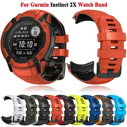 For Garmin Instinct 2X Solar Smartwatch Bands For Instinc 3 51mm Silicone Watch Strap Watchband Bracelet Replacement Wristbands