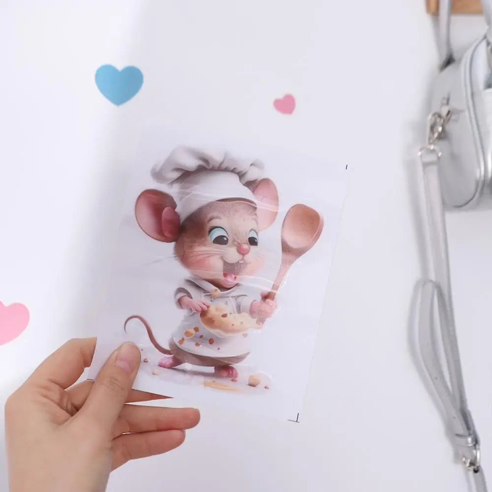 Living Room Decoration Cartoon Mouse Wall Stickers Self-adhesive PVC Wallpaper Cute Creative Decoration Mural Kitchen