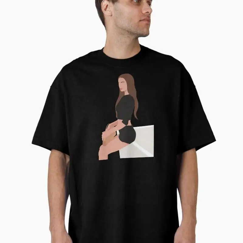 Madison Beer Lineless Illustration Oversized T-Shirt