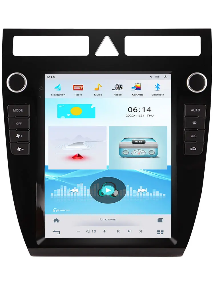 

Hot Selling Multimedia GPS Navigation Car Play Video Play For AUDI A6 2004-