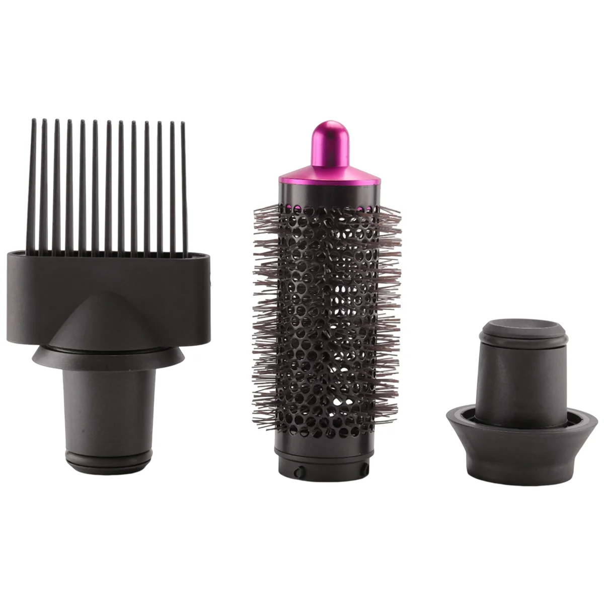 Cylinder Comb Wide Tooth Comb for Dyson Supersonic Hair Dryer Curling Attachment Fluffy Traight Hair Hairstyle Nozzle