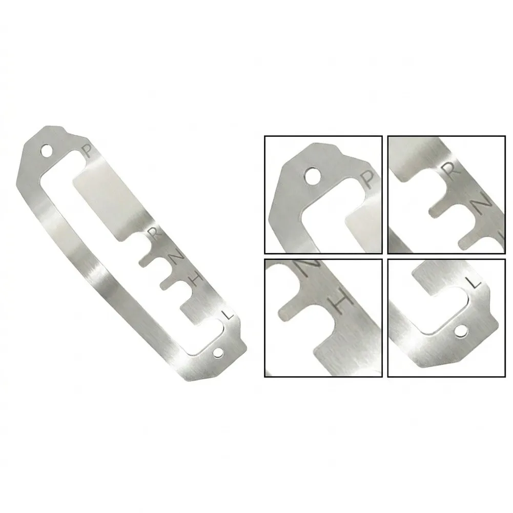 1Pc Silver Black Shift Gate Gear Plate 707900608 707900506 For Can-Am Maverick UTV Side By Side Transmission Part