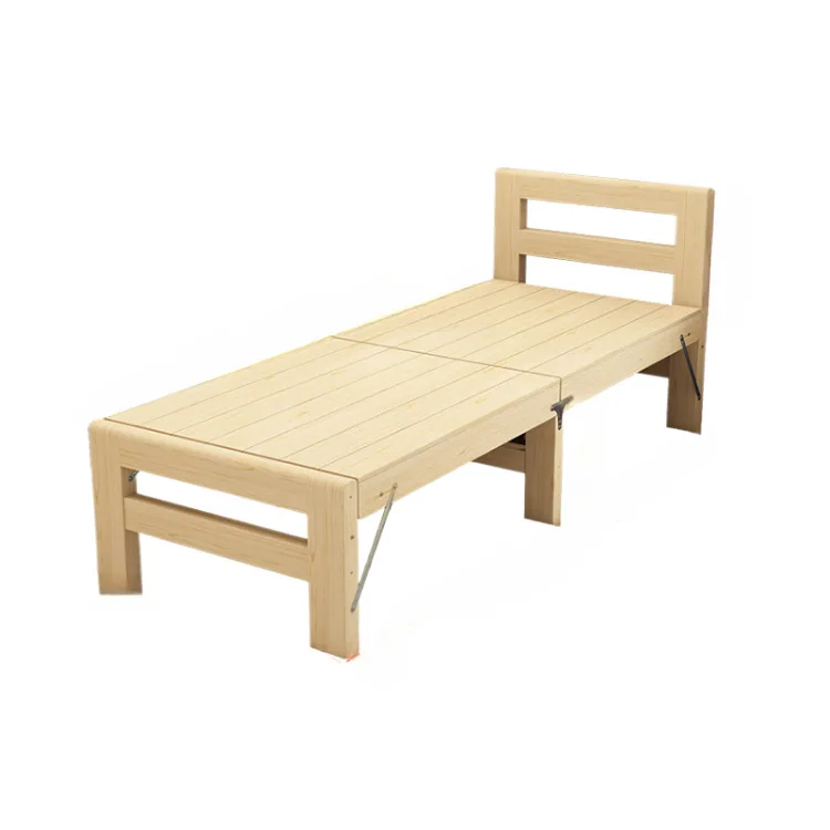 Stackable bed widened and extended simple solid wood  extra  shared seamless adult bedside board