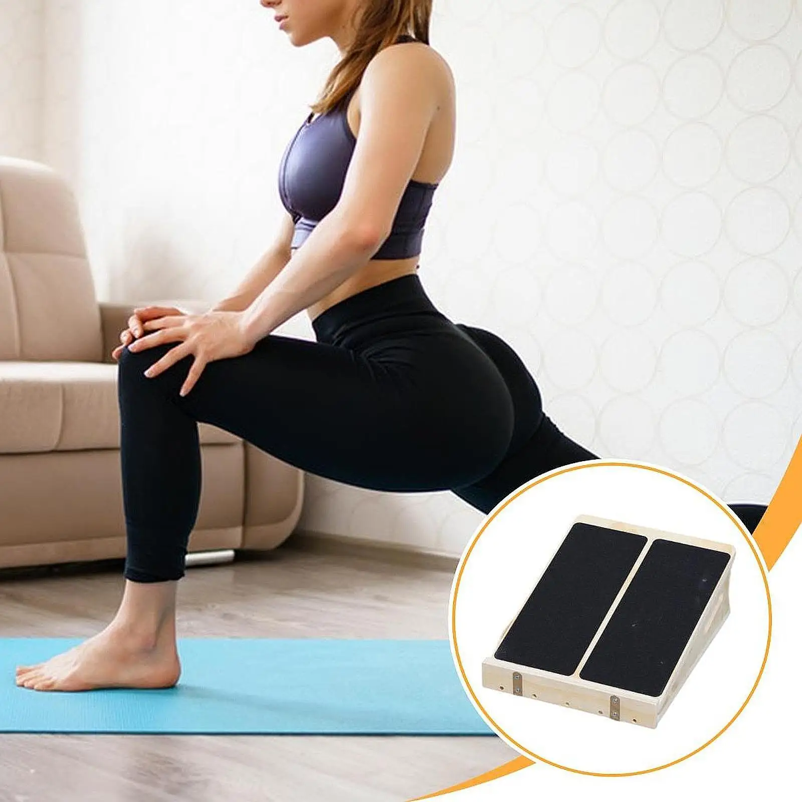 

Slant Board Effective Equipment Incline Board for Home Gym Exercise Pilates