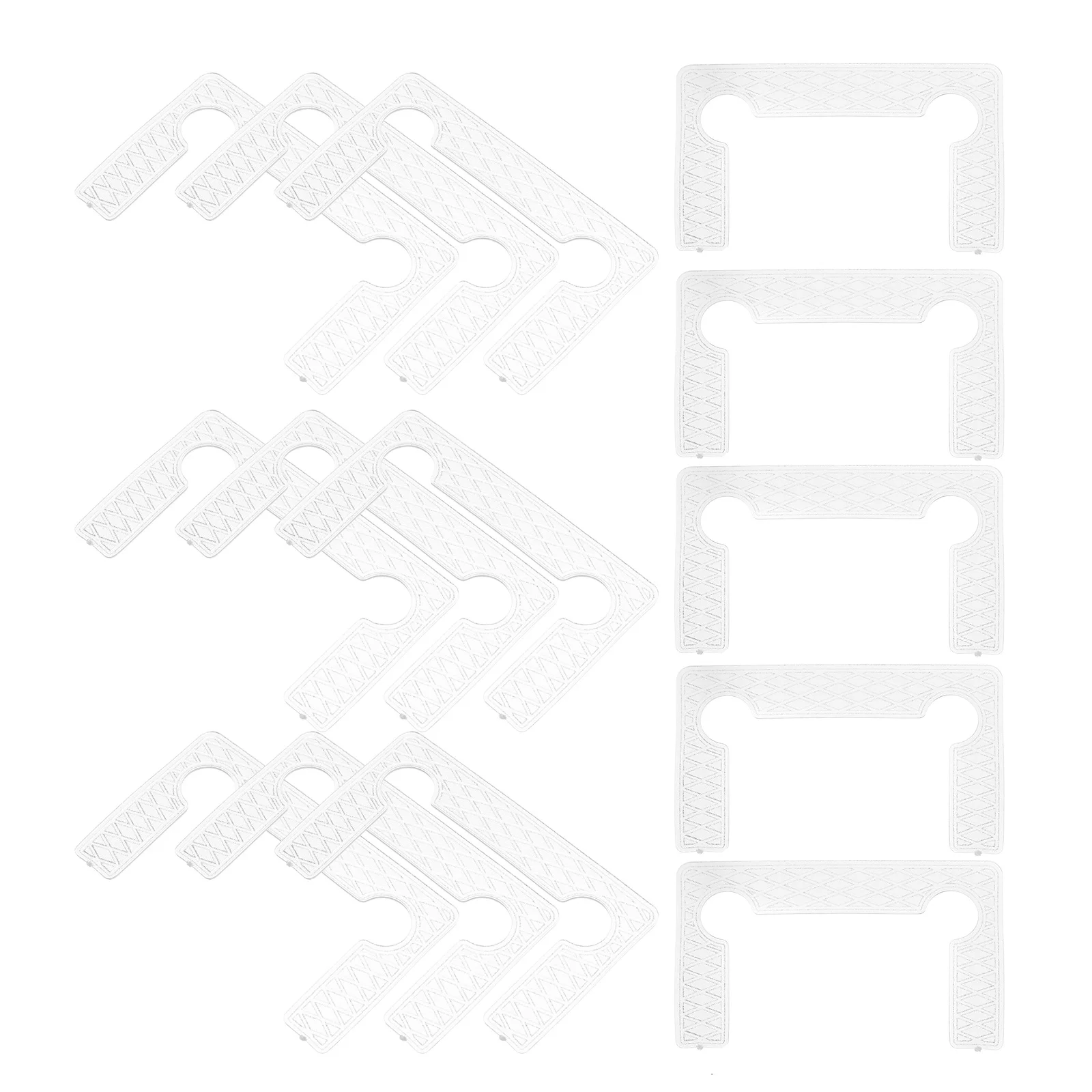 40 Pcs Bathroom Clip Gasket Shower Door Hinge Part Doors Pad Replacement Kit Pads