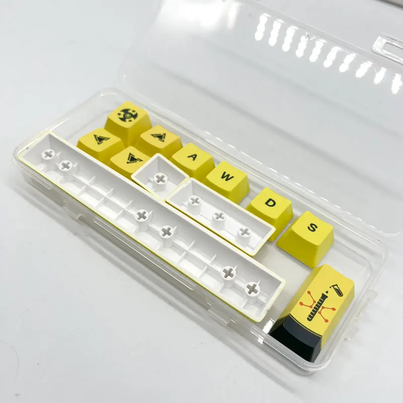 12Keys Keyboard Keycap OEM Profile PBT Material Key Cap for Mx Switch Hot Swap Mechanical Keyboard Biochemical Keycaps - view 3