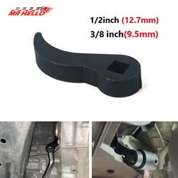 1pc Crowbar Adapter Head Tool 1/2 or 3/8 Inch Drive Ratchet Open End Wrench Adjustable Ratcheting Pry Bar