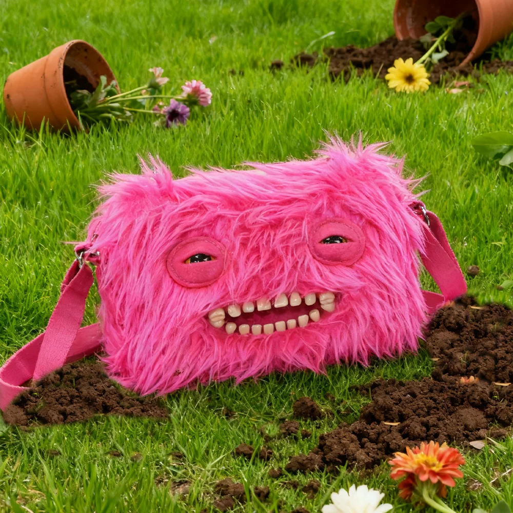 

Fuggler Ugly Tooth Monster плюшевая сумка через плечо милый плюшевый кошелек рюкзак Fuggs кошелек для девочек мультяшное животное с ремешком-цепочкой