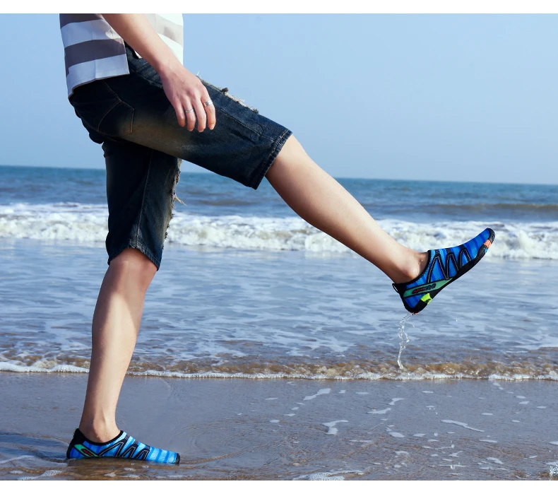 Männer Wasser Schwimmen Schuhe Frauen Turnschuhe Barfuß Strand Sandalen Upstream Aqua Schuhe Schnell Trocknend Fluss Meer Tauchen Surfen Meer – Detail 8