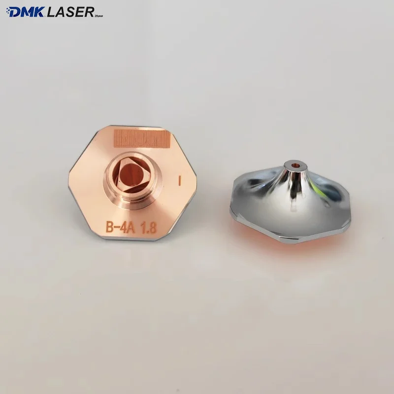 Bodor High Speed D28 H15 M11 Laser Cutting Nozzles Hexagonal Copper 1.0 1.2 1.4 1.6 1.8Caliber Double Decks Nozzle B-4A