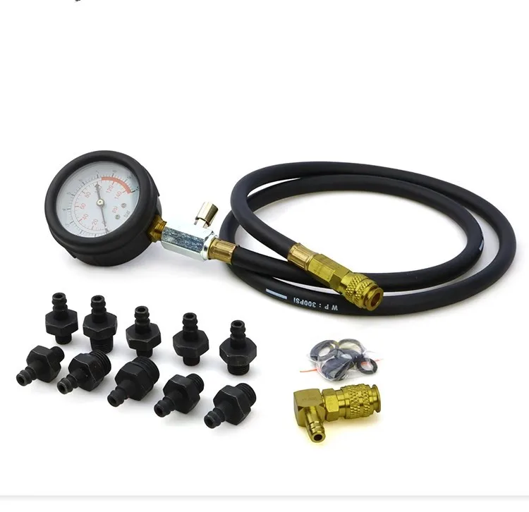 Multi-function automotive oil pressure gauge engine pressure inspection gauge hydraulic oil pressure overhauler tool