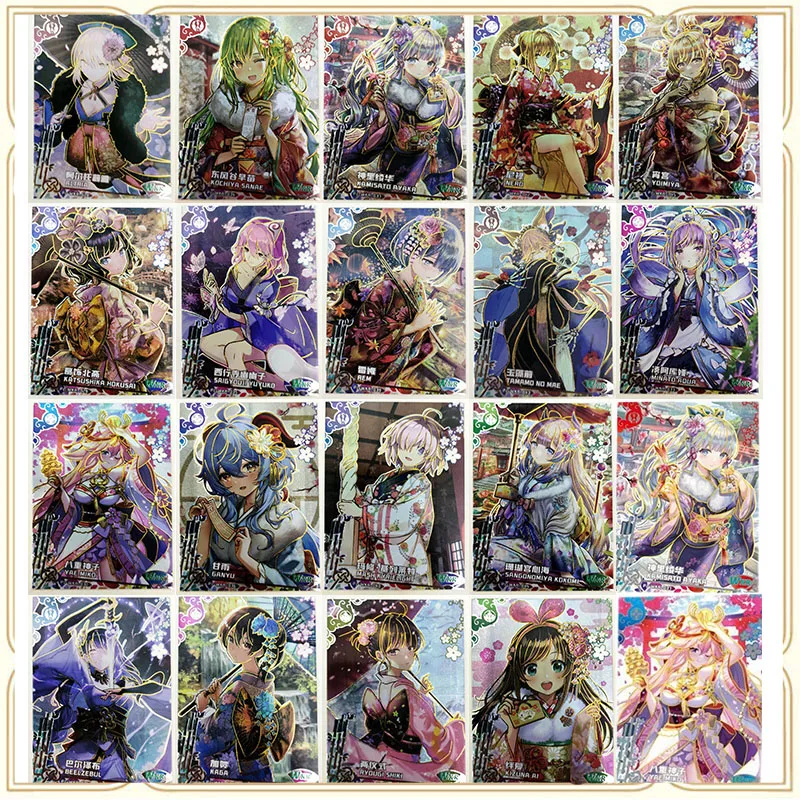 

Anime Goddess Story ACG WKR Sexy Card Katsushika Hokusai Kaga Kizuna Collectible Card Toys for boys Christmas birthday present