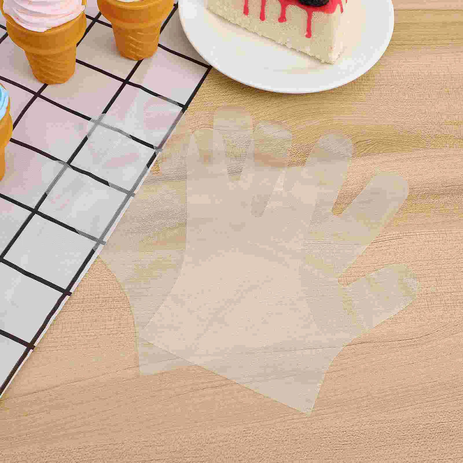 ถุงมือทําความสะอาดเด็กอิมัลชันฝาครอบป้องกันมือทางการแพทย์ไนไตรล์โปร่งใส