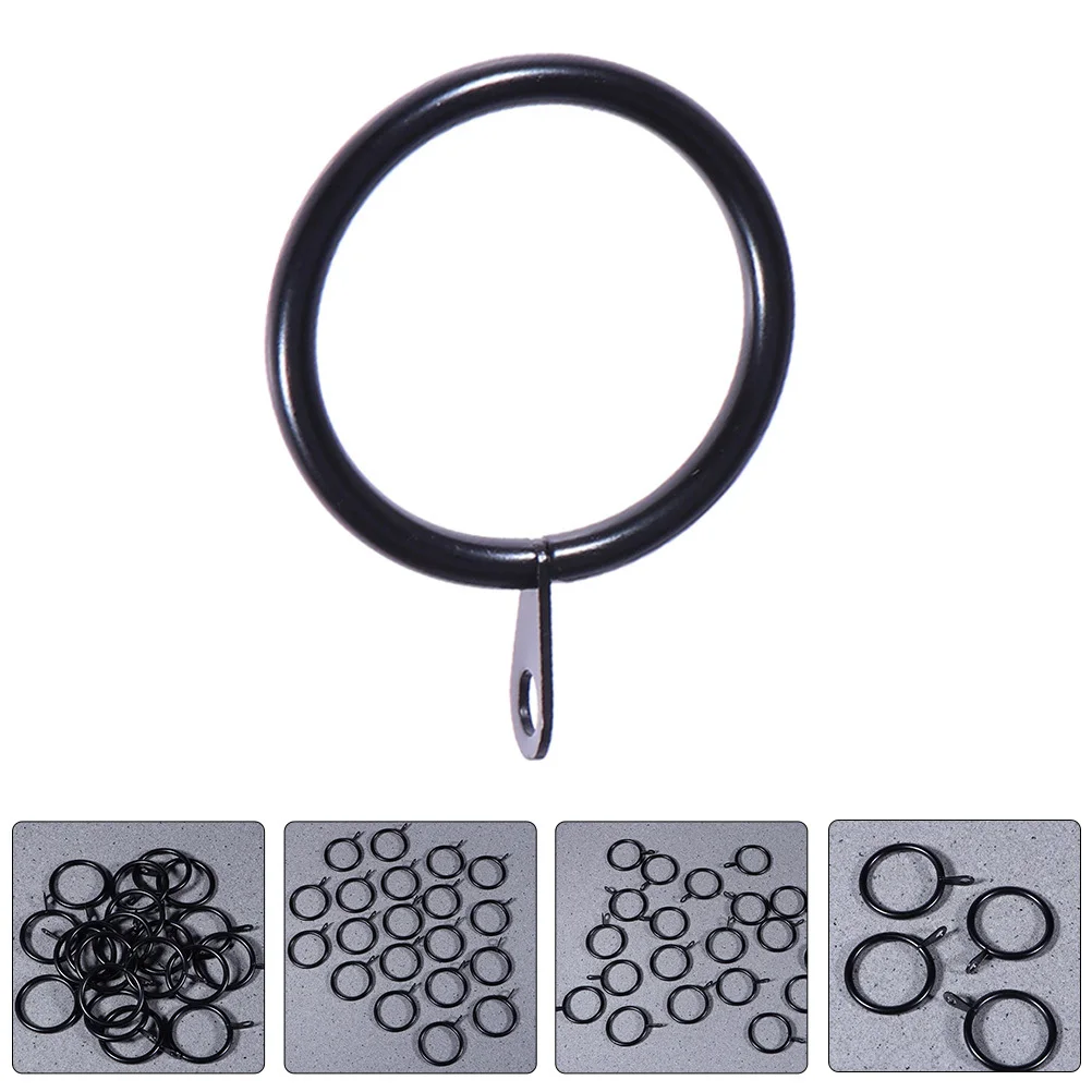 

20Sets Stable Curtain Eyelet Rings Easy Removal Installation Drapery Rings Widely Applied Multiple Colors