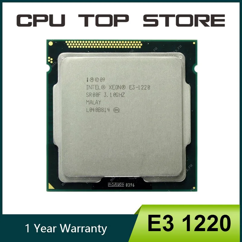 Intel Xeon E3 1220 3.1GHz 4 Core SR00F LGA 1155 CPU Processor