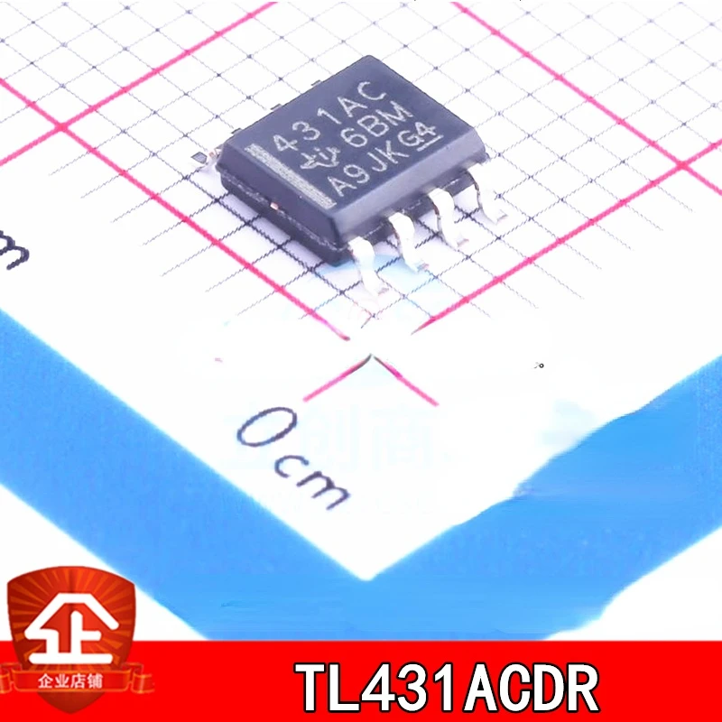 10pcs New and original TL431ACDR TL431AC SOP-8 Screen printing:431AC Benchmark precision IC TL431ACDR SOP8 431AC