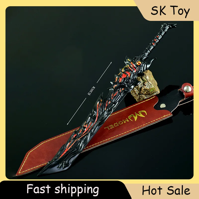 30cm Rebellious Seven Demon Blades Game Peripherals Sword Room Decoration Knife Toy Katana Collections Katana Cos Props Figure