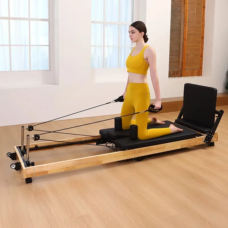 

YTYIN Commercial Wooden Pilates Reformer Machine Healty Studio Equipment Body Design Adjusted Equipment Pilates Reformers