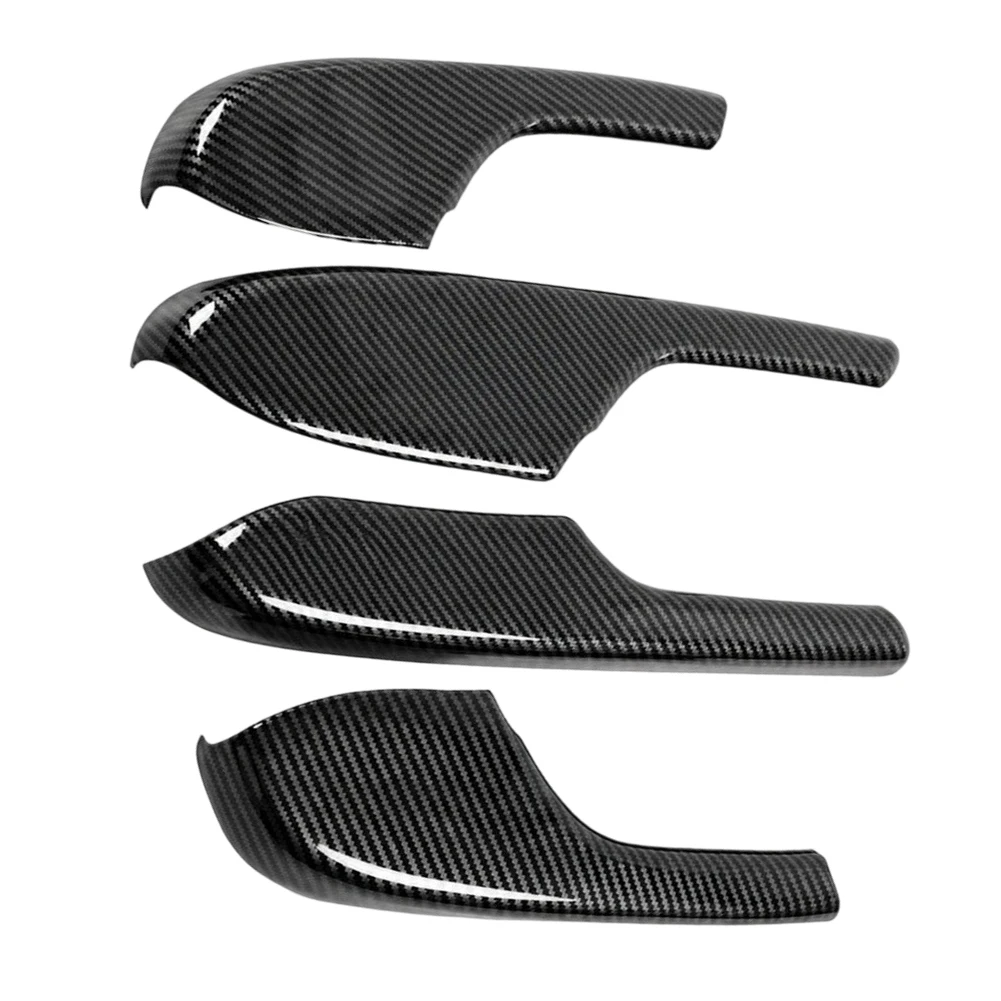 ABS Material Car Interior Door Armrest Panel Trim Cover Bowl Decoration Frame Stickers For Honda For Civic 10th 2016-2020