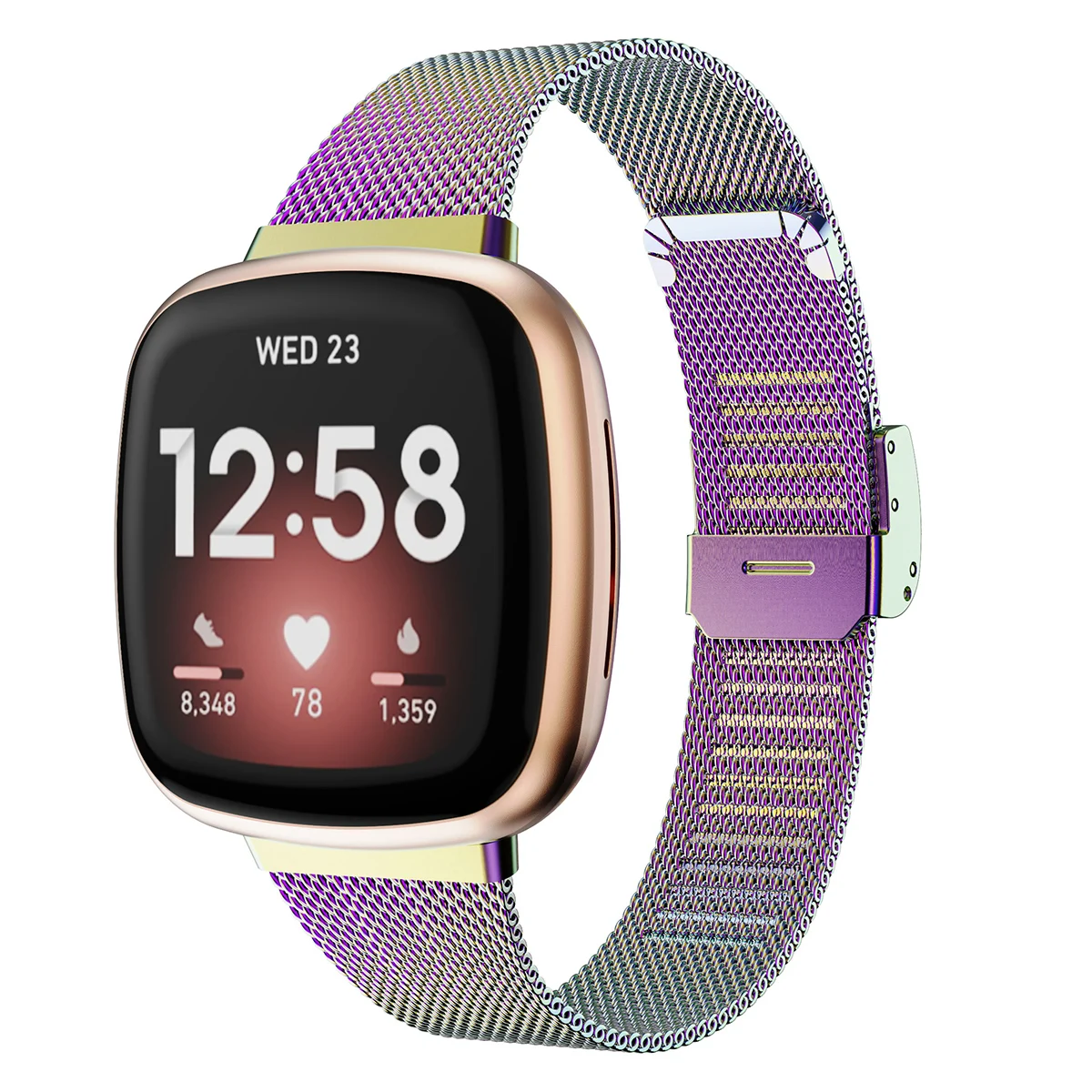 Milanese Loop Watch Straps For Fitbit Versa3/Fitbit Sense High Quality Wristband Slim Design Fashion and Luxury Style Watch Band