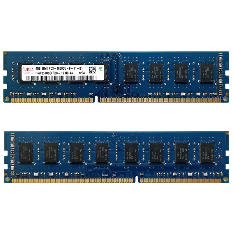 Sk Hynix DDR3 4GB 1333MHz 1600MHz RAM PC3 1Rx8 2Rx8 10600U 12800U Desktop memory UDIMM