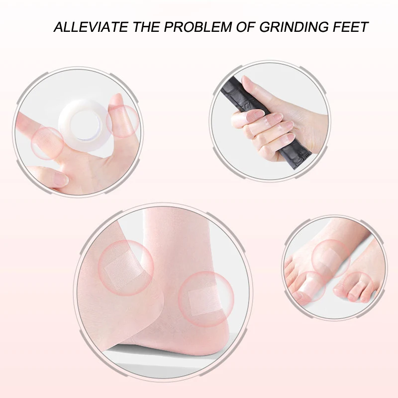 1pcs PE Invisible Transparent Heel Stickers Multi-functional High Heels Anti-wear Foots Heel Cushion Hand Foot Anti-wear Stick