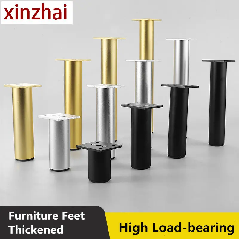 Aluminum Alloy Adjustable Sofa Feet support Legs Heightened Bed Legs Coffee Table Feet Bathroom Furniture Cabinet Feet