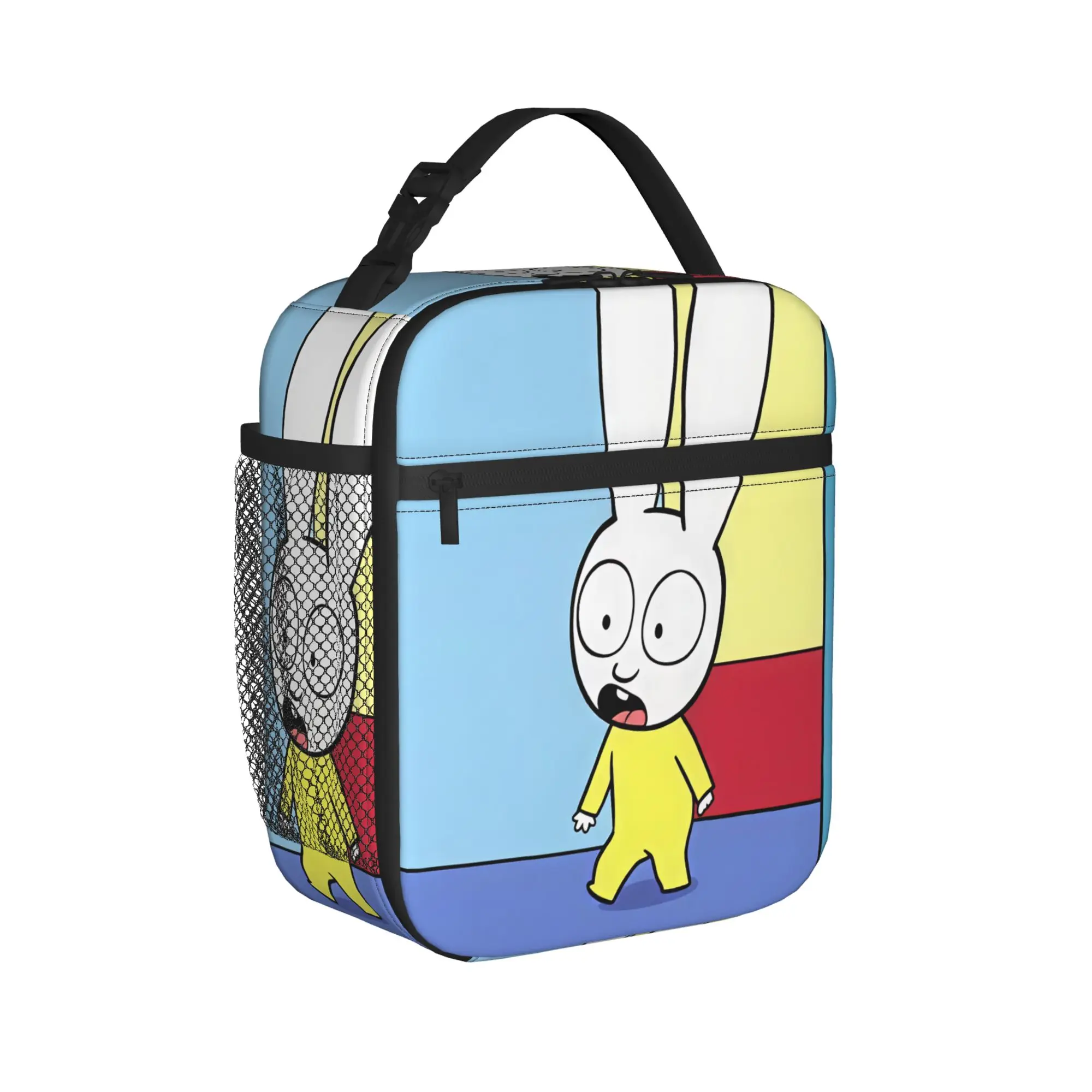 Simon Super Rabbit Lunch Bag  Kawaii Lunch Box For Child Outdoor Picnic Convenient Cooler Bag Waterproof  Thermal Lunch Bags