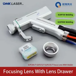 CQWY Gefasst Laser Welding Head Focusing Lens With Drawer SUP20T D20F150 SUP21T SUP23T Laser Weld Gun D20F800 Focus Lens Module