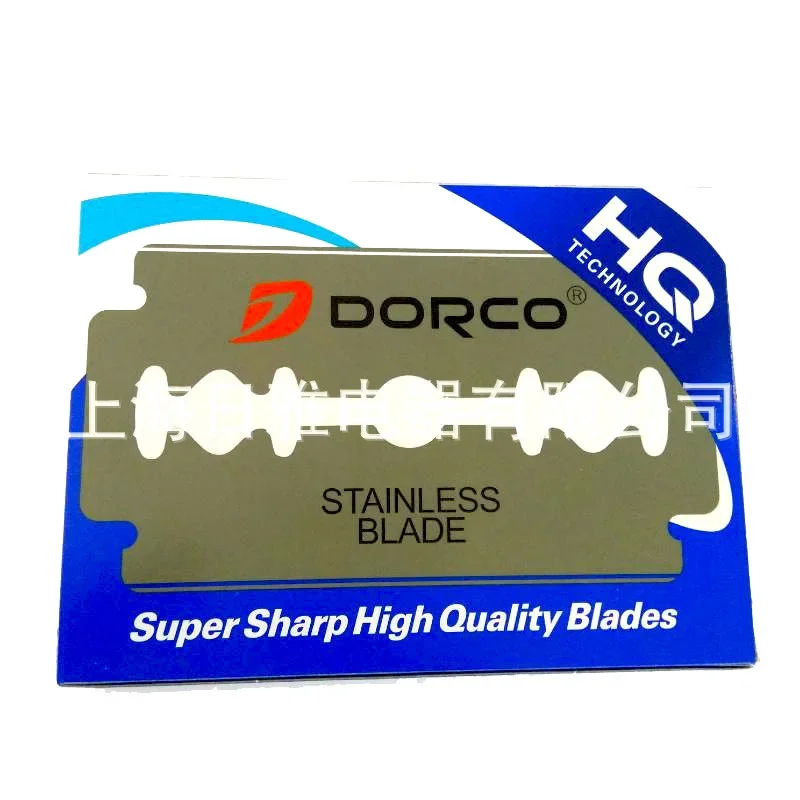 Authentic Dorco Multi-Langhua Razor Blades Stainless Steel Double-Sided Shaving Razor Blades Eyebrow Trimming Razor Blades