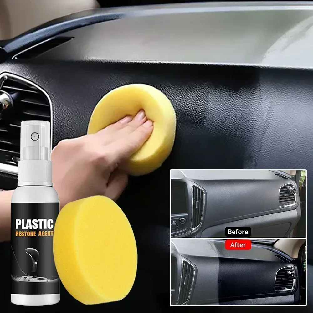 

Car Automotive Interior Maintenance Plastic Parts Retreading Repair Agent Clean Wax Instruments Panel Cleaning