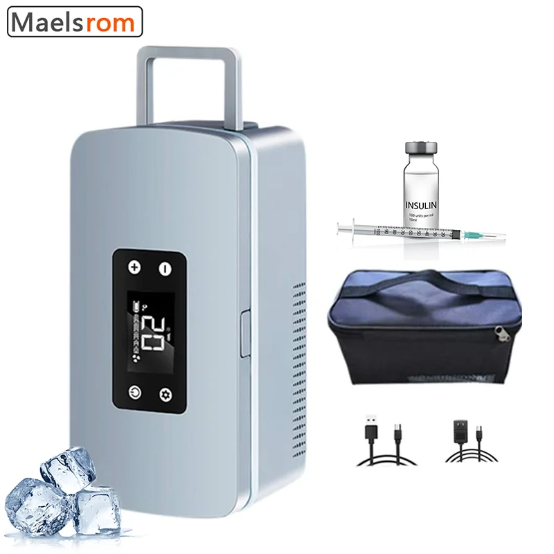 

Охладитель инсулина — перезаряжаемый через USB мини-medical холодильник с интеллектуальным контролем температуры для путешествий и домашнего использования (автомобиль/офис