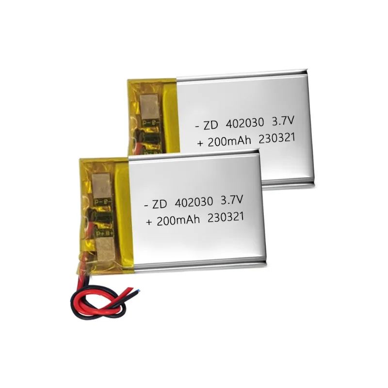 2-10 قطعة يبو 402030 200 مللي أمبير بطارية 3.7 فولت بطاريات ليثيوم أيون بوليمر ليثيوم بو للفرقة الذكية لتحديد المواقع أداة تدريب الحيوانات الأليفة خلية كاميرا الويب #4