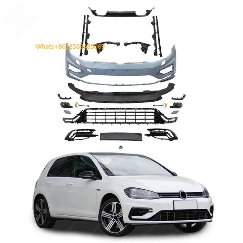 

High Quality!to.5 R Style Body Kit .5 Body Kit with Front Bumper Grill Side Skirts